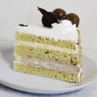 Vanilla and chocolate cake