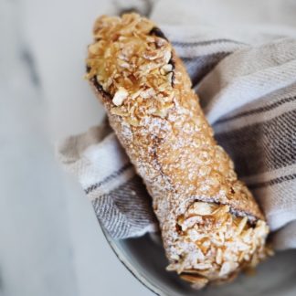 Cannoli with Almond cream