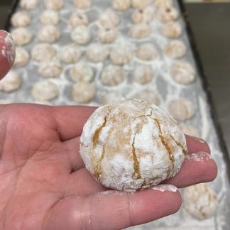 Ricciarelli biscuits