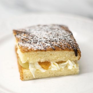 Fresh Cream and Fruit and Jam Slices