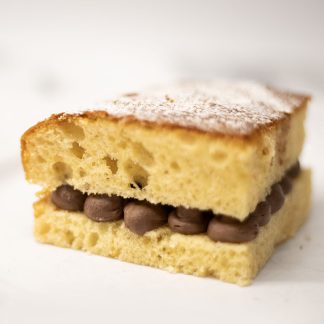 Victoria Sponge with Chocolate Buttercream Slices