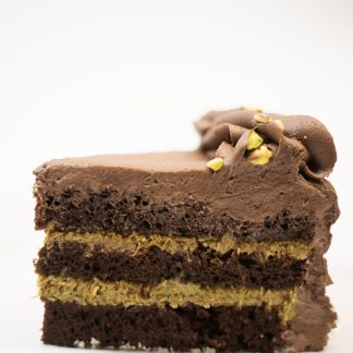 Dubai Chocolate Cake Slices